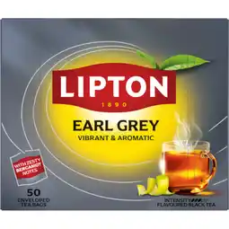 Albert Heijn Lipton Earl grey black tea aanbieding