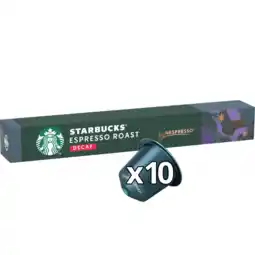 Albert Heijn Starbucks Nespresso decaf espresso roast capsules aanbieding