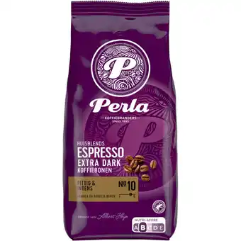Albert Heijn Perla Huisblends Espresso extra dark koffiebonen aanbieding