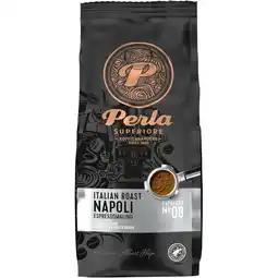 Albert Heijn Perla Superiore Italian roast Napoli espressomaling aanbieding