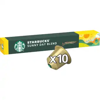 Albert Heijn Starbucks Nespresso sunny day blend capsules aanbieding