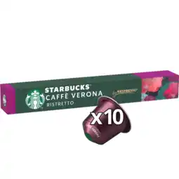 Albert Heijn Starbucks Nespresso caffe Verona capsules aanbieding