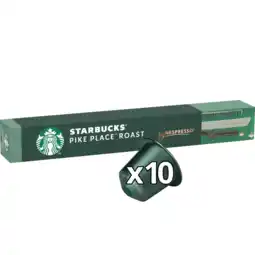 Albert Heijn Starbucks Nespresso pike place lungo capsules aanbieding