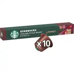 Albert Heijn Starbucks Nespresso Italian style roast capsules aanbieding