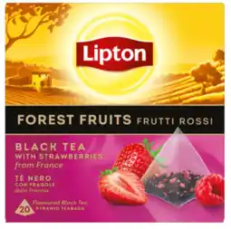 Albert Heijn Lipton Forest fruits black tea aanbieding