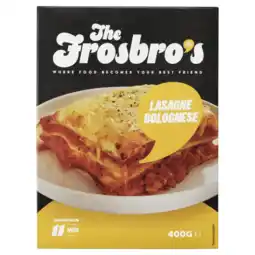 Albert Heijn The Frosbro's Lasagne bolognese aanbieding