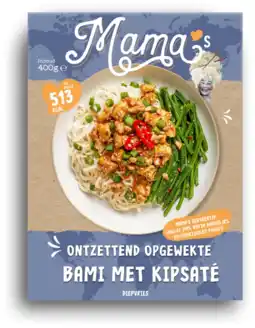 Albert Heijn Mama's Bami met kipsate aanbieding
