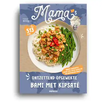 Albert Heijn Mama's Bami met kipsate aanbieding
