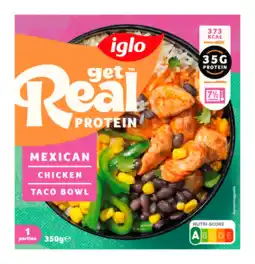 Albert Heijn Iglo Protein Mexican chicken taco bowl aanbieding