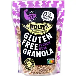 Albert Heijn Holie's Glutenfree granola proteine nuts aanbieding