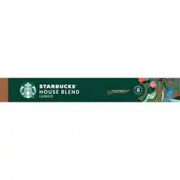 Albert Heijn Starbucks Nespresso house blend lungo capsules aanbieding