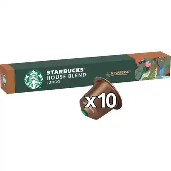 Albert Heijn Starbucks Nespresso house blend lungo capsules aanbieding