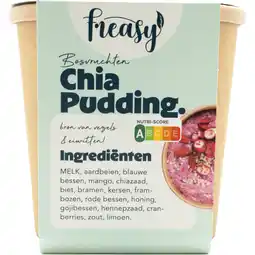Albert Heijn Freasy Bosvruchten chia pudding aanbieding