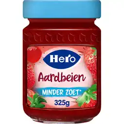 Albert Heijn Hero Jam minder zoet aardbeien aanbieding