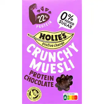 Albert Heijn Holie's Crunchy muesli protein chocolate aanbieding