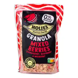 Albert Heijn Holie's Granola mixed berries aanbieding