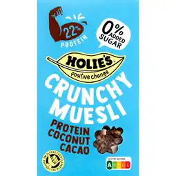 Albert Heijn Holie's Crunchy muesli protein coconut cacao aanbieding