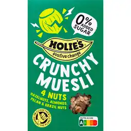 Albert Heijn Holie's Crunchy muesli 4 nuts aanbieding
