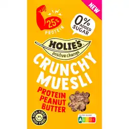 Albert Heijn Holie's Crunchy muesli protein peanut butter aanbieding
