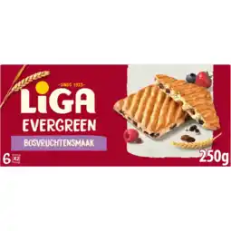 Albert Heijn Liga Evergreen bosvruchtensmaak aanbieding