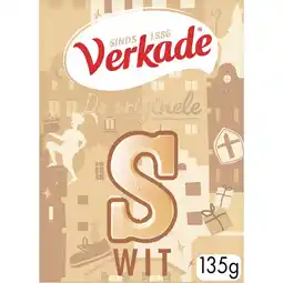 Albert Heijn Verkade Chocoladeletter wit aanbieding