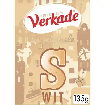 Albert Heijn Verkade Chocoladeletter wit aanbieding