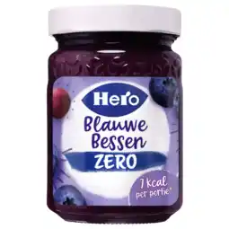 Albert Heijn Hero Jam zero blauwe bessen aanbieding