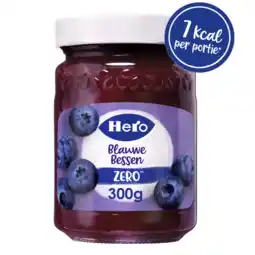 Albert Heijn Hero Jam zero blauwe bessen aanbieding