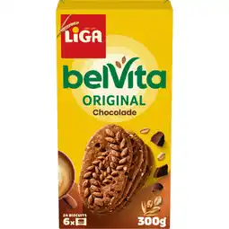 Albert Heijn Liga Belvita chocolade koekjes aanbieding