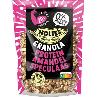 Albert Heijn Holie's Granola protein amandel speculaas aanbieding