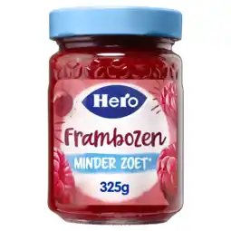 Albert Heijn Hero Jam minder zoet frambozen aanbieding