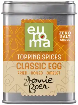 Albert Heijn Euroma Topping spices classic egg aanbieding