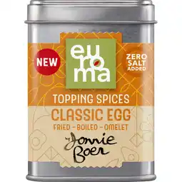Albert Heijn Euroma Topping spices classic egg aanbieding