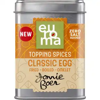 Albert Heijn Euroma Topping spices classic egg aanbieding