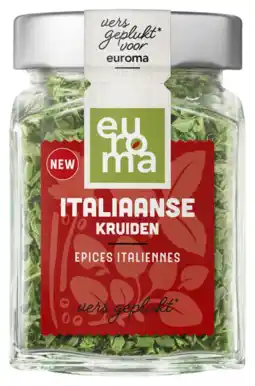 Albert Heijn Euroma Italiaanse kruiden vriesdroog aanbieding