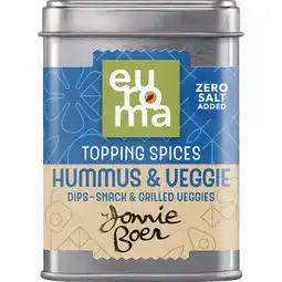 Albert Heijn Euroma Topping spices hummus & veggie aanbieding