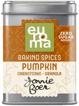 Albert Heijn Euroma Baking spices pumpkin spice aanbieding