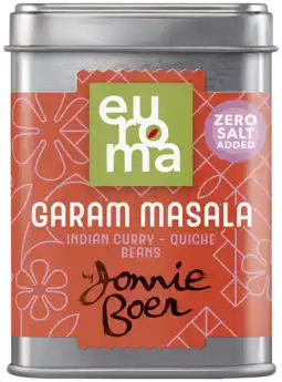 Albert Heijn Euroma Garam masala by Jonnie Boer aanbieding