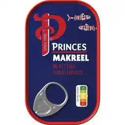 Albert Heijn Princes Makreel in pittige tomatensaus aanbieding