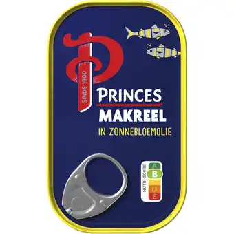 Albert Heijn Princes Makreel in zonnebloemolie aanbieding
