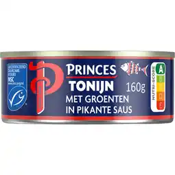 Albert Heijn Princes Tonijnstukken groenten aanbieding