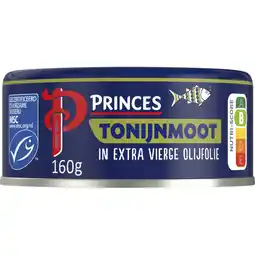 Albert Heijn Princes Tonijnmoot in extra vierge olijfolie aanbieding