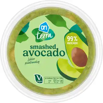 Albert Heijn AH Terra Plantaardig smashed avocado aanbieding