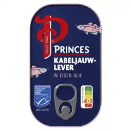Albert Heijn Princes Kabeljauwlever aanbieding