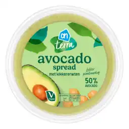 Albert Heijn AH Terra Plantaardig avocado spread aanbieding