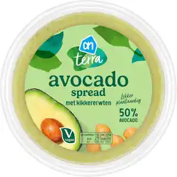 Albert Heijn AH Terra Plantaardig avocado spread aanbieding