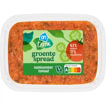 Albert Heijn AH Terra Plantaardig groentespread komkommer aanbieding