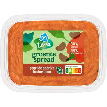 Albert Heijn AH Terra Plantaardig groentespread paprika aanbieding