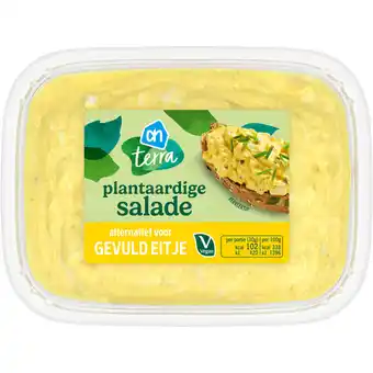 Albert Heijn AH Terra Plantaardige salade gevuld eitje aanbieding