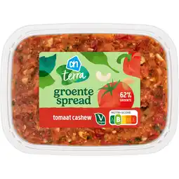 Albert Heijn AH Terra Groentespread tomaat cashew aanbieding
